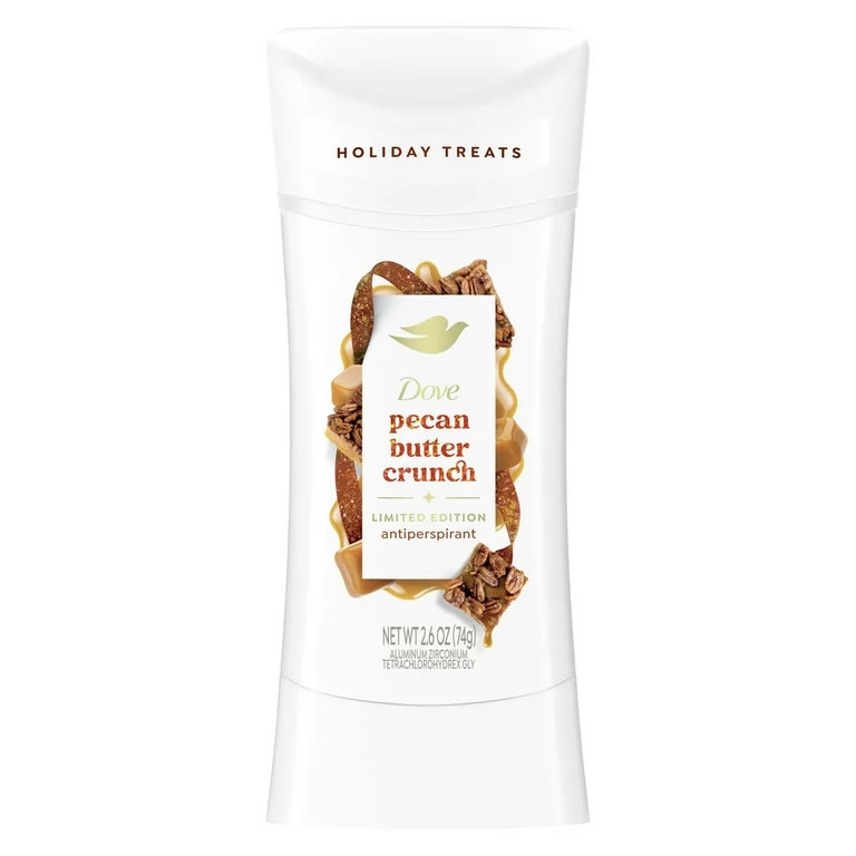 Dove Holiday Treats Women's Antiperspirant Deodorant Stick Pecan Buttercrunch, 2.6 oz | Walmart (US)