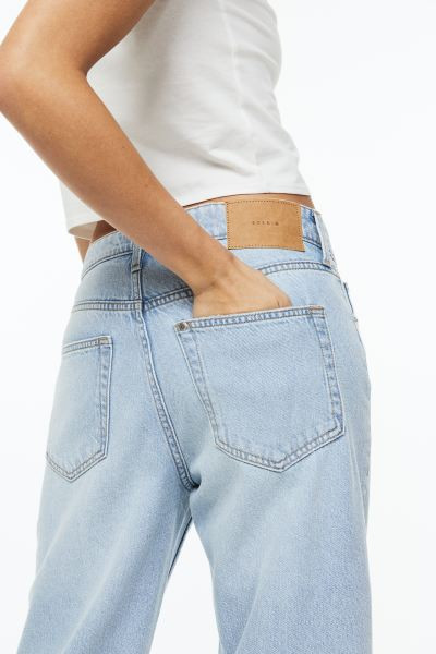 Baggy Low Jeans - Light denim blue - Ladies | H&M US | H&M (US + CA)