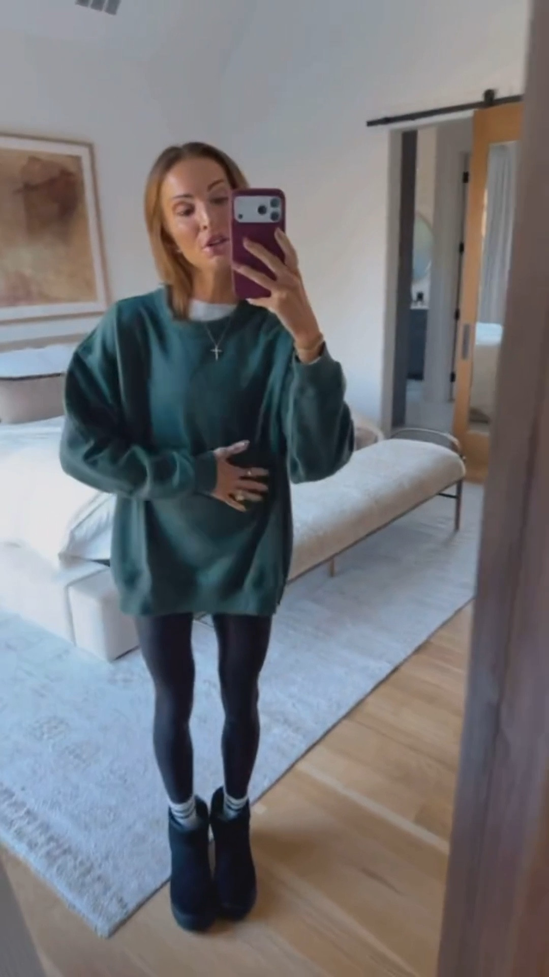 cozy oversized sweatshirt on sale for under $30 rn! 🤍

#LTKSaleAlert