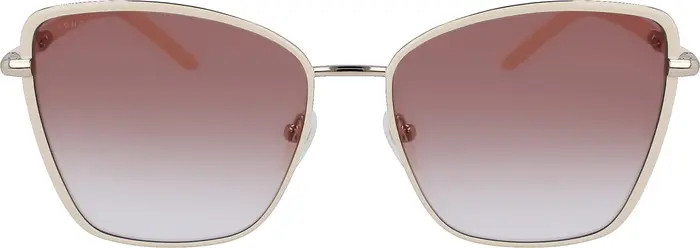 58mm Gradient Butterfly Sunglasses | Nordstrom