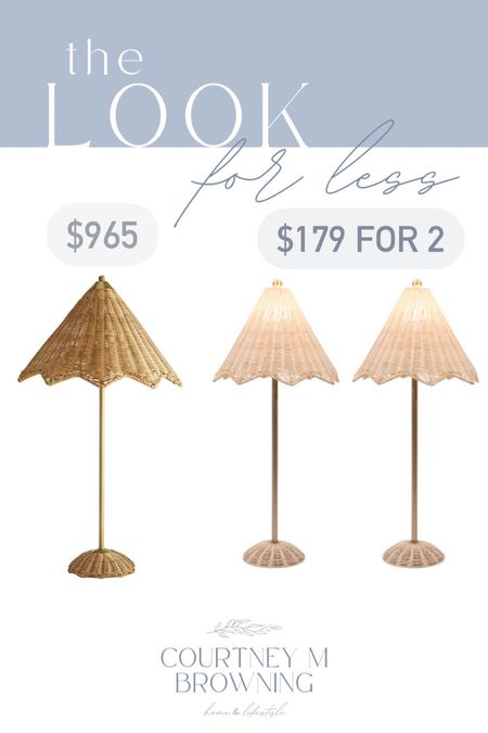 These popular scalloped rattan lamps are back! Such a good designer look for less! #designerlookforless #rattanlamp #scallopedlamp #designerlighting #lookforless

#LTKsalealert #LTKhome #LTKunder100