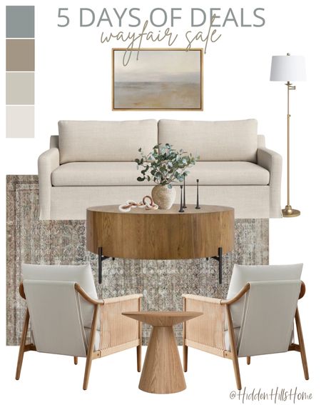 Wayfair is having their 5 Days of Deals event with up to 70% off & free shipping! Here is a living room mood board for inspiration! @wayfair #ad #WayfairPartner

#LTKhome #LTKstyletip #LTKsalealert