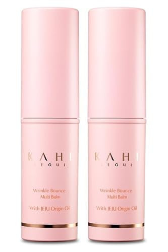 KAHI Wrinkle Bounce Multi Balm - DUO EDITION | All-in-One Hydrating Balm Eye Cream Make Up Base & Moisture Stick | Daily Moisturizer Stick with Salmon-derived sodium DNA (0.64 oz) | Amazon (US)