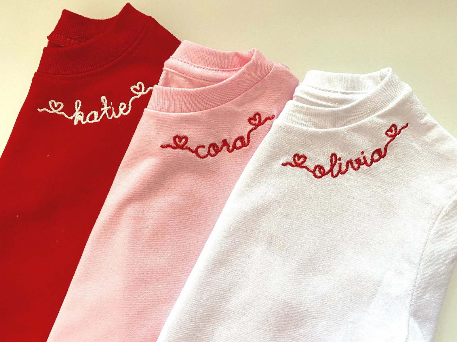 Embroidered Valentine's Sweatshirt / Monogram Valentines - Etsy | Etsy (US)
