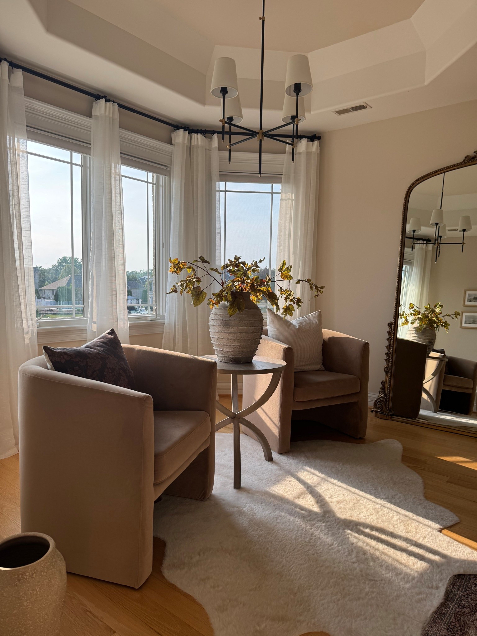 Bedroom sitting area! Love these chairs from Target! The side table is no longer available! 

#LTKSeasonal #LTKSaleAlert #LTKHome