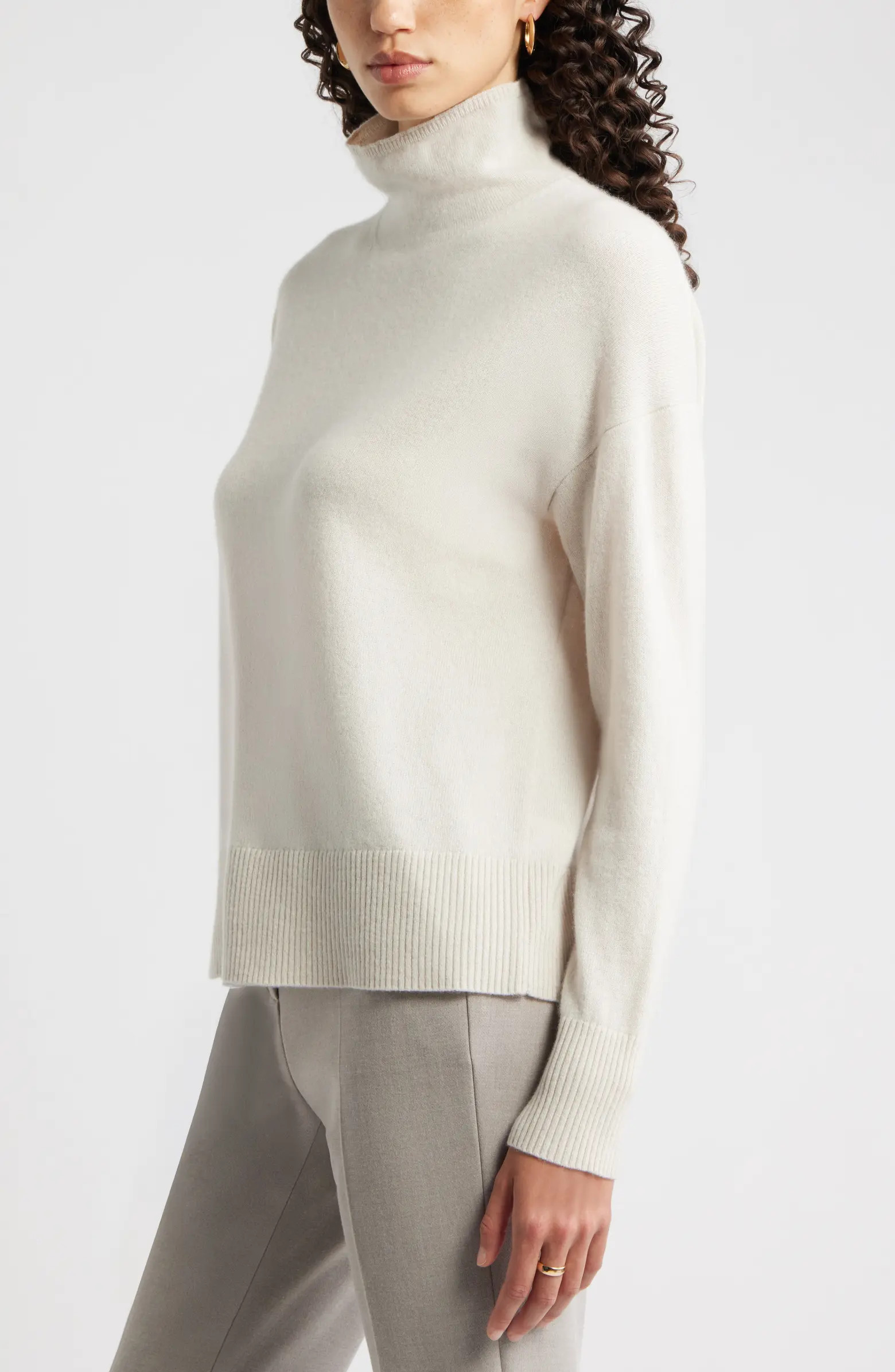 Oversize Cashmere Turtleneck Sweater | Nordstrom