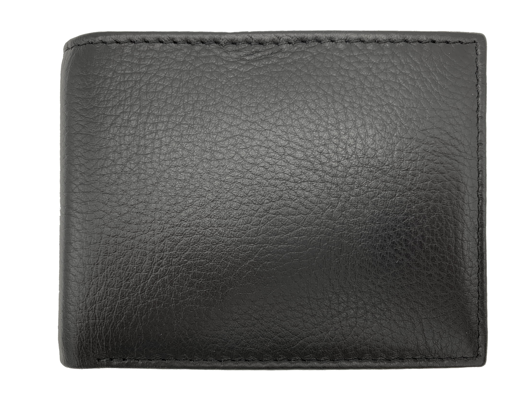 George Men's Genuine Milled Leather Bifold Wallet with Wing, Black, RFID Protected | Walmart (US)
