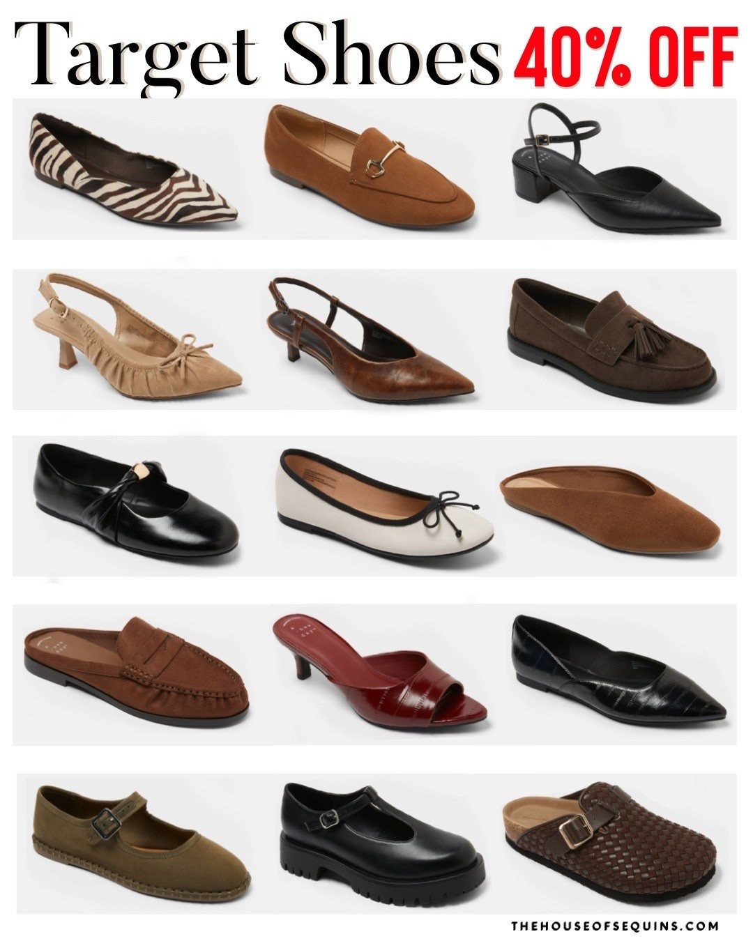 Target shoes NOW 40% OFF