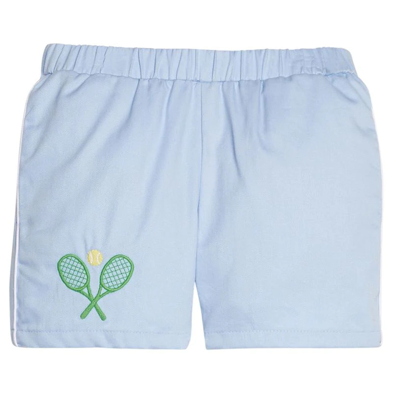 Little English Applique Court Short- Tennis | JoJo Mommy