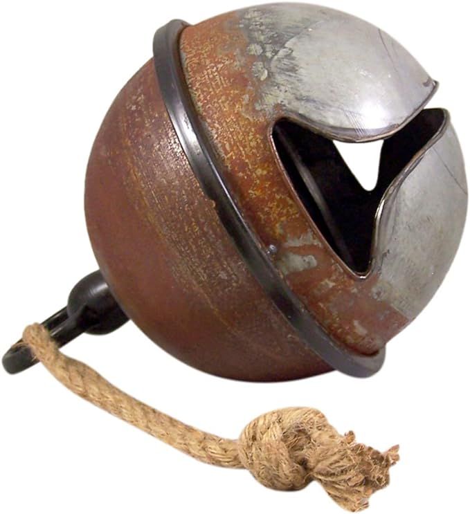 Wowser Extra Large Old Fashioned Rusty Metal Jingle Bell, 11 Inch | Amazon (US)