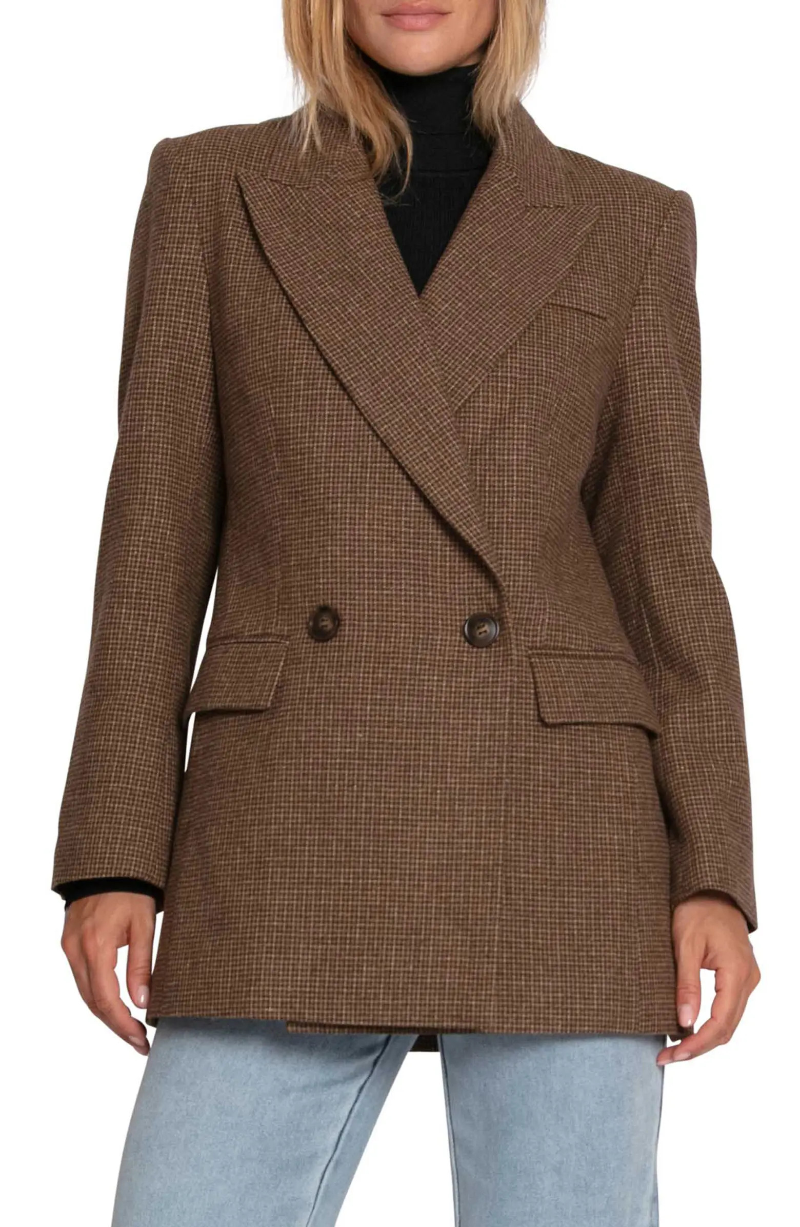 Big Brother Talk Double Breasted Wool Blend Blazer | Nordstrom