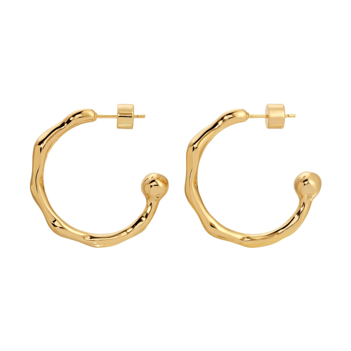 Hanna Hoops - Gold | Erin Fader Jewelry Design
