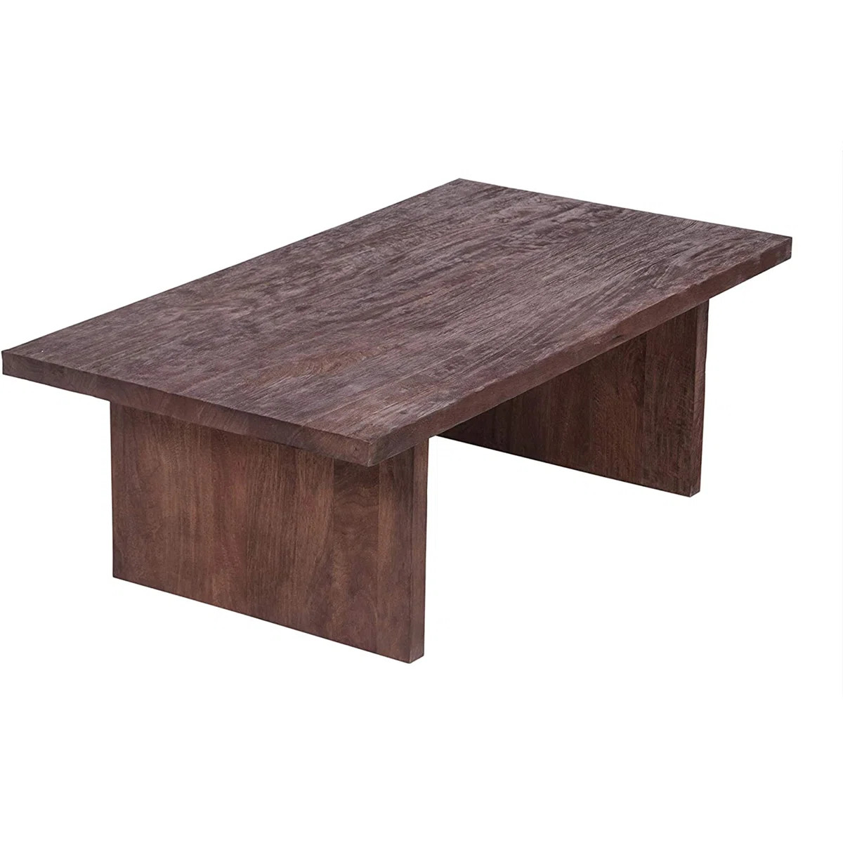 Elegant Solid Wood Coffee Table \u2013 Coastal & Tropical Style with Unique Natural Wood Grain fo... | Wayfair North America