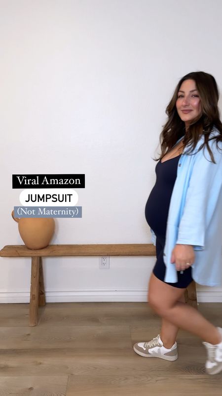 Viral jumpsuit! Not maternity but happens to be bump friendly! I’m 29 weeks and in a size medium!
Use code: 10TEZK18 for 10% off!

Button down size xs- runs big!
Jean jacket size xs- runs big!
Cakes: use code Mimi10 for 10% off

#LTKstyletip #LTKfindsunder50 #LTKfindsunder100