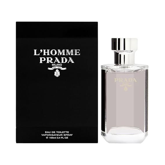 Prada L'Homme Eau De Toilette Spray, 3.4 Fluid Ounce | Amazon (US)