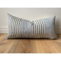 Woven Stripe Blue Green Beige Pillow Cover Boho Available in Multiple Sizes Hygge Neutral Modern Far | Etsy (UK)