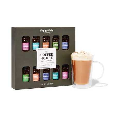 Thoughtfully Gourmet Coffee Syrup Sampler Gift Set Set of 10 | Walmart (US)