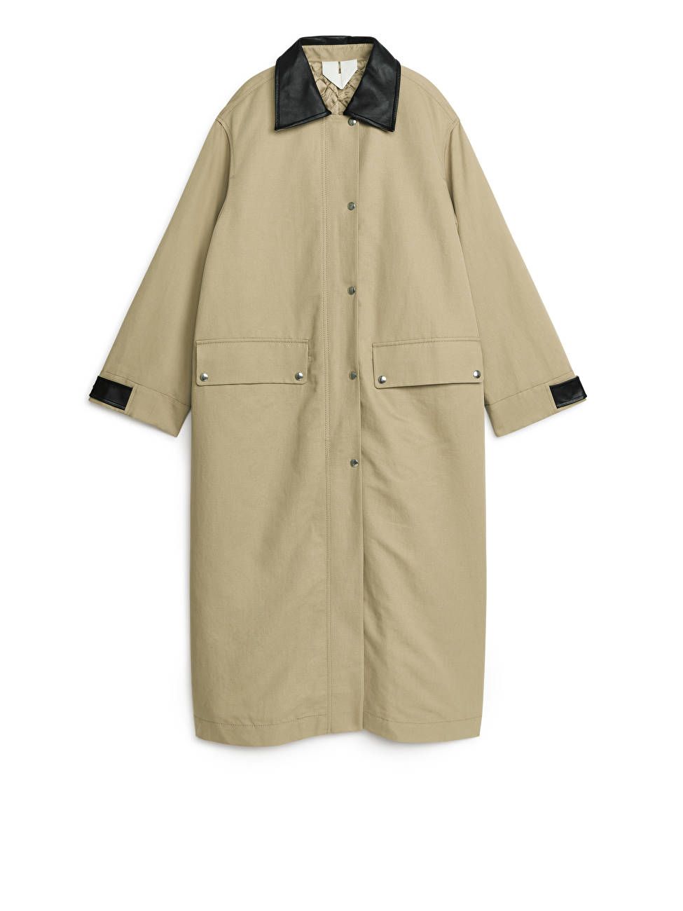 Maxi Linen-Cotton Coat | ARKET