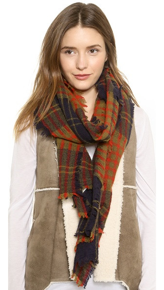 Puzzle Plaid Scarf | Shopbop