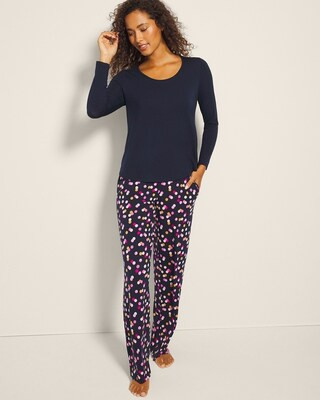 Packaged Long-Sleeve Pant Set | SOMA