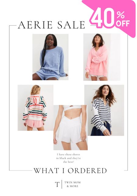 My recent purchases from Aerie, all 40% off. These are all perfect for spring and summer. I love Aerie, the quality is so great and everything is so comfortable and also super cute!

#LTKfindsunder50 #LTKsalealert
