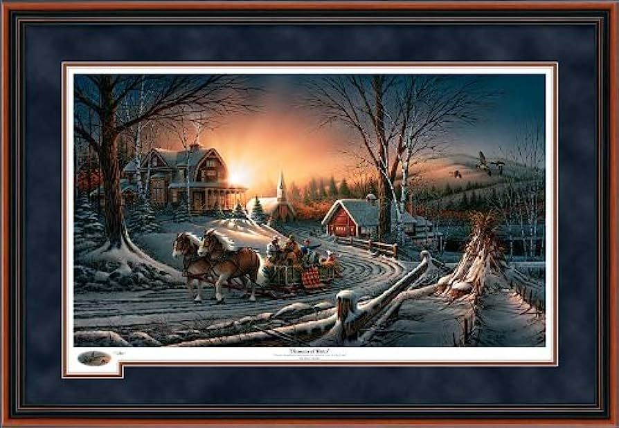 Wild Wings Pleasures of Winter Framed Limited Edition Print by Terry Redlin | Amazon (US)