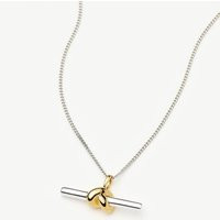 Lucy Williams T-Bar Knot Pendant Necklace | Mixed Metal | Missoma US