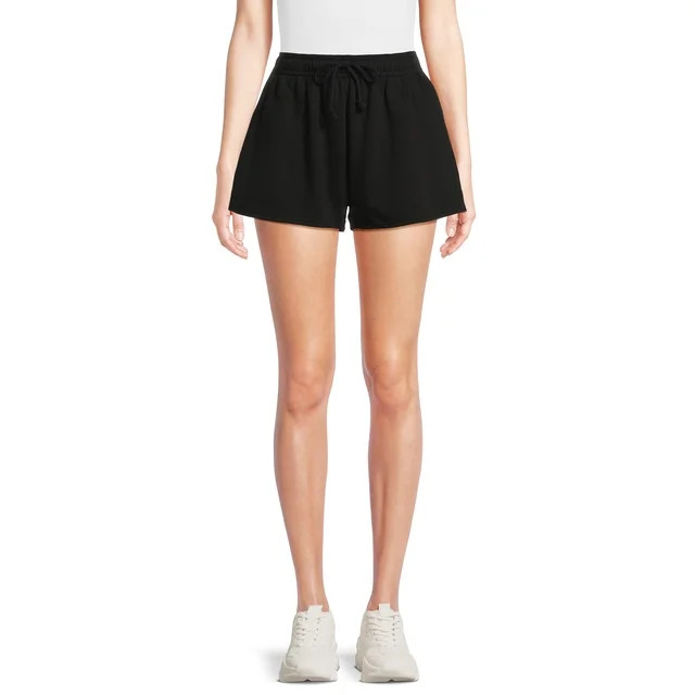 No Boundaries Fleece Sweat Shorts, Inseam 3”, Women's | Walmart (US)