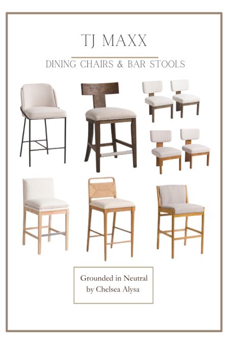 TJ Maxx dining chairs and bar stools 

#LTKhome