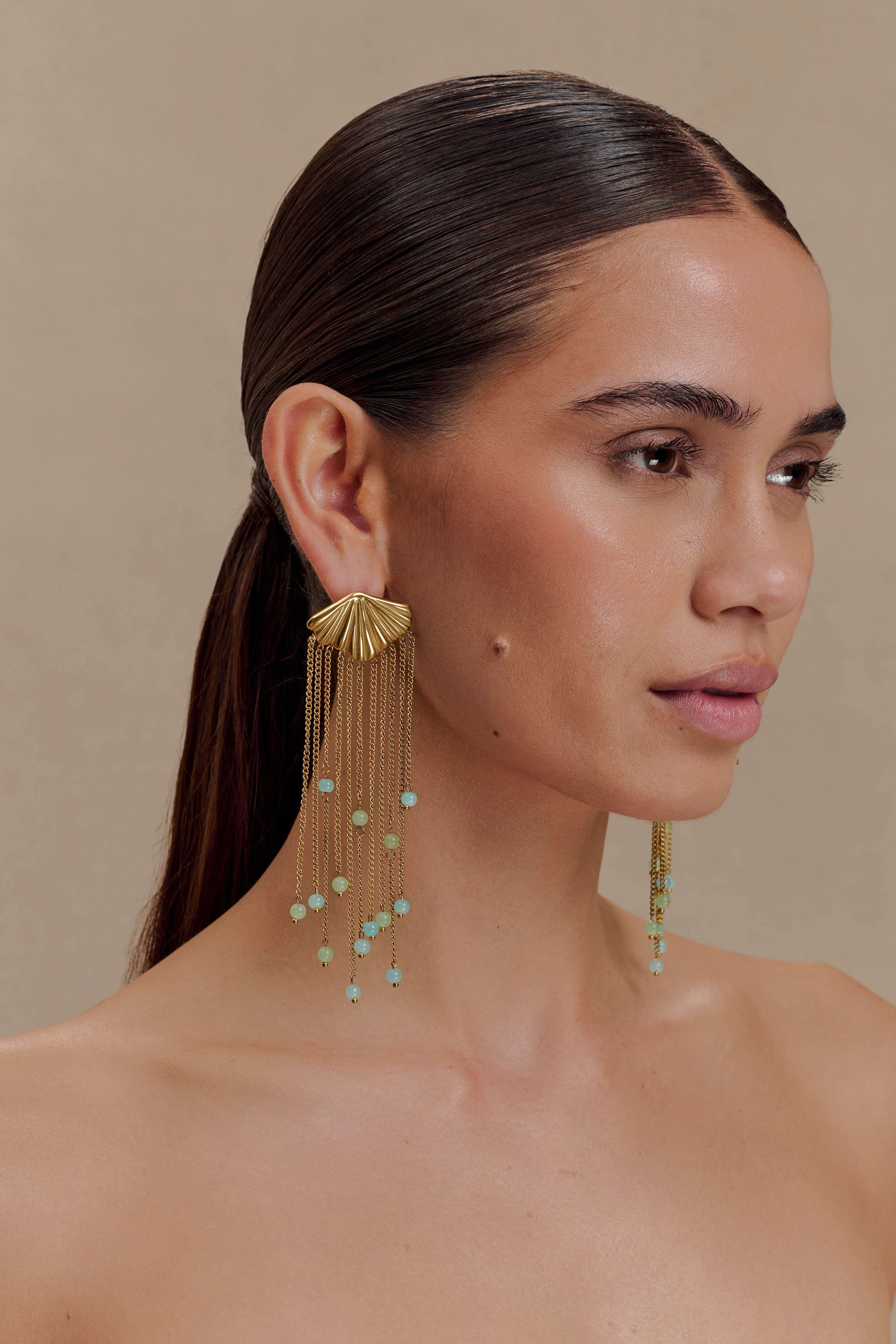 Chandelier Earrings - Gold | MESHKI US