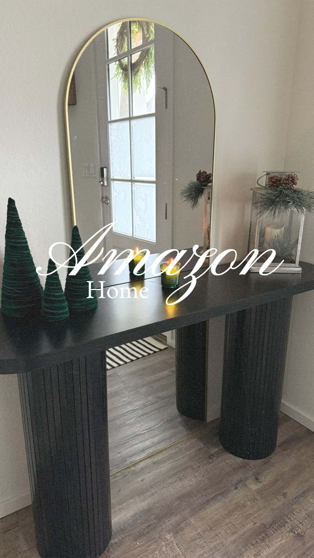 Never underestimate a determined mama during the holidays. This Amazon entryway desk is perfect for an effortless look. Adding the mirror behind the desk adds dimension and natural light  

#LTKHome #LTKHoliday #LTKvlog