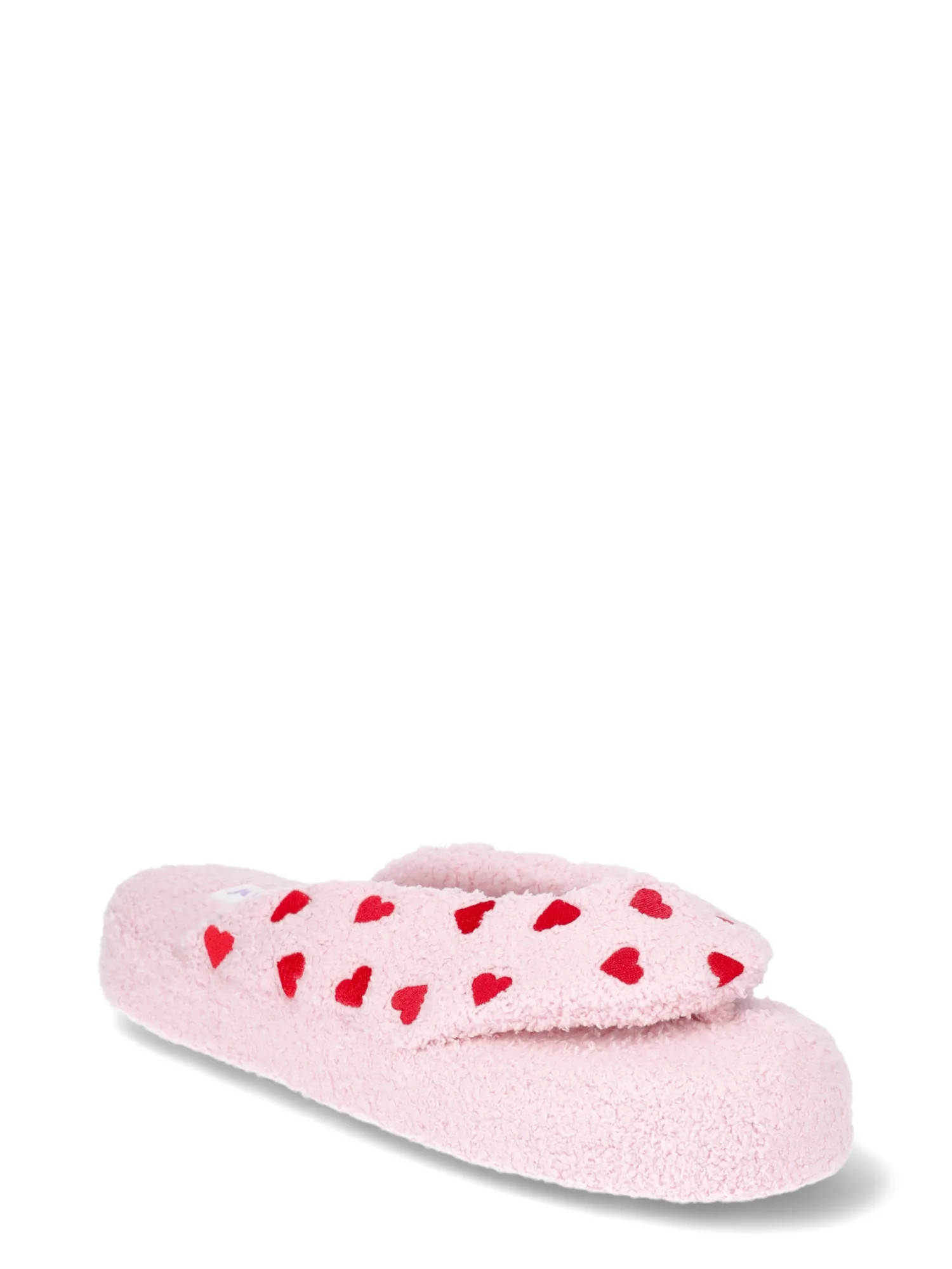 Joyspun Women's Heart Thong Slippers | Walmart (US)