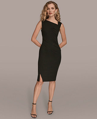 Donna Karan New York Women's Crepe Midi Dress - Macy's | Macy's
