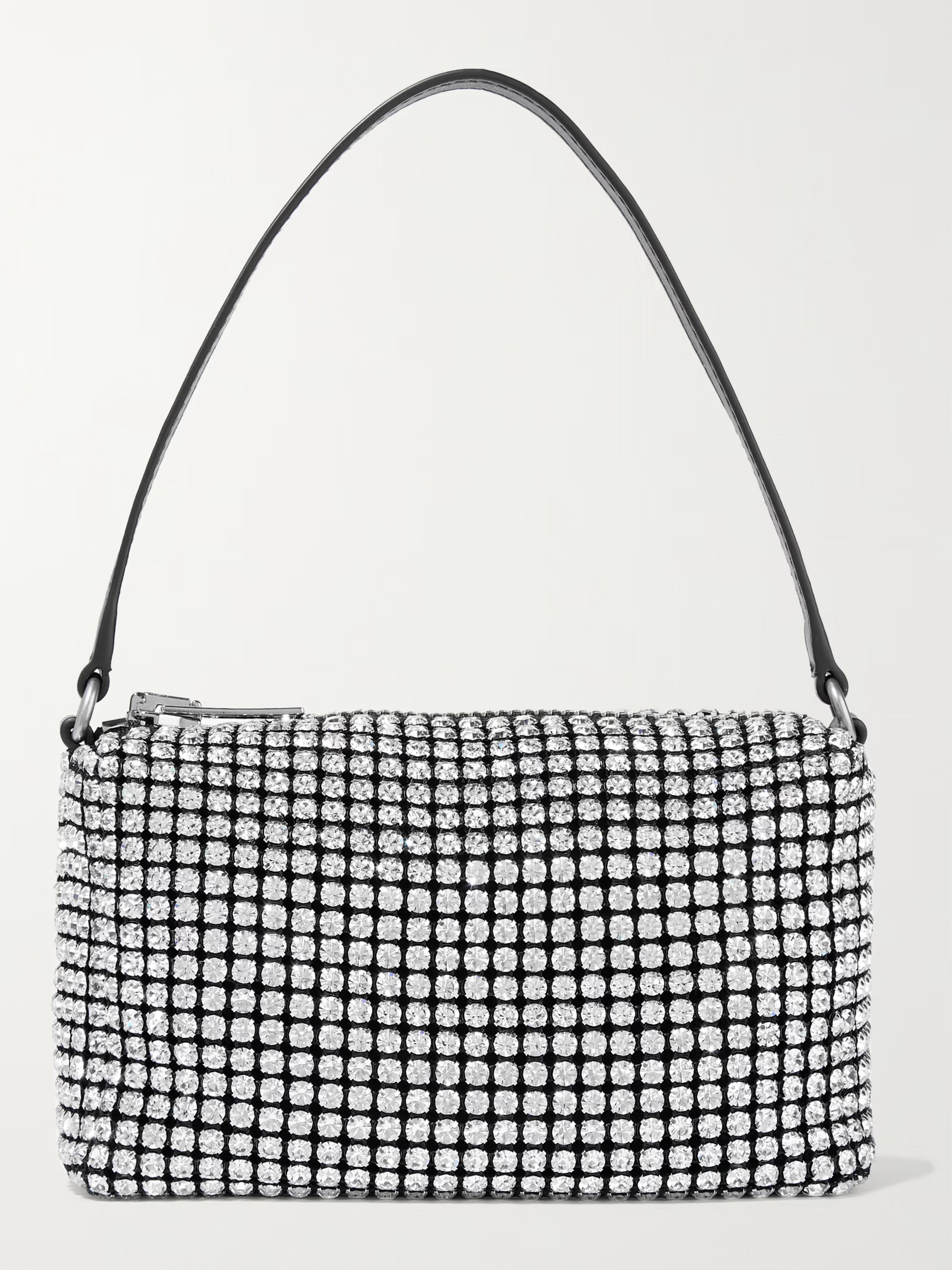 ALEXANDER WANGCrystal-embellished mesh shoulder bag | NET-A-PORTER (US)