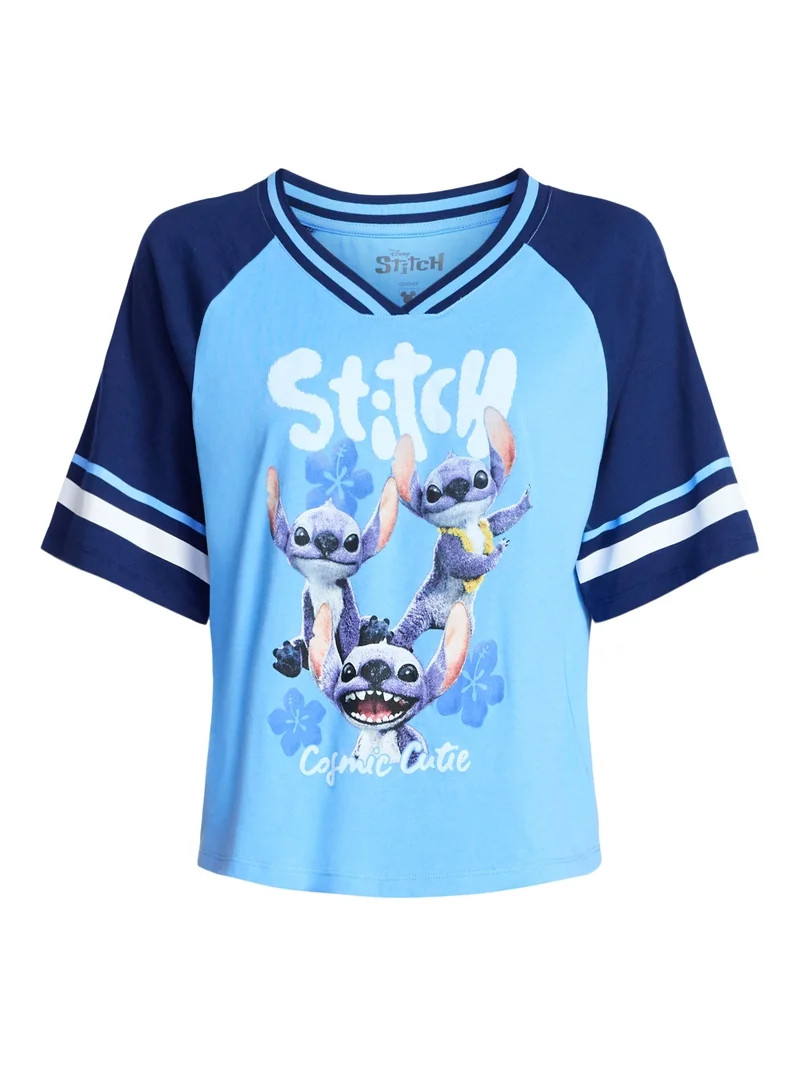 Disney's Lilo & Stitch Women's Cosmic Cutie Graphic Tee, Sizes XXS-XXL | Walmart (US)