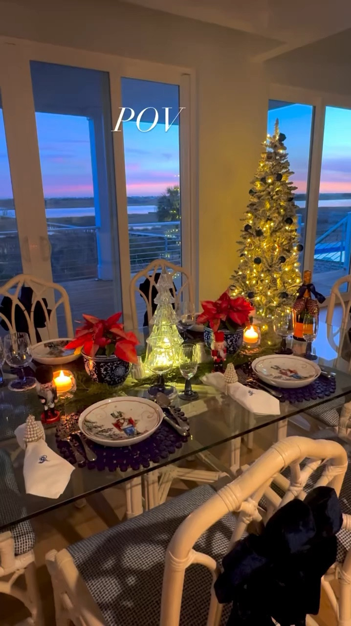 It's an Elegant Coastal Christmas Dinner✨

#LTKHome #LTKHoliday #LTKSeasonal