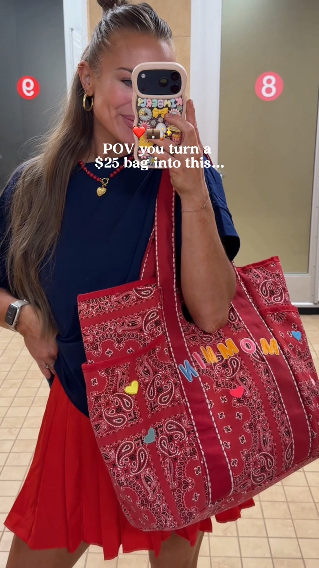 Bandana bag craft look for less easy craft idea