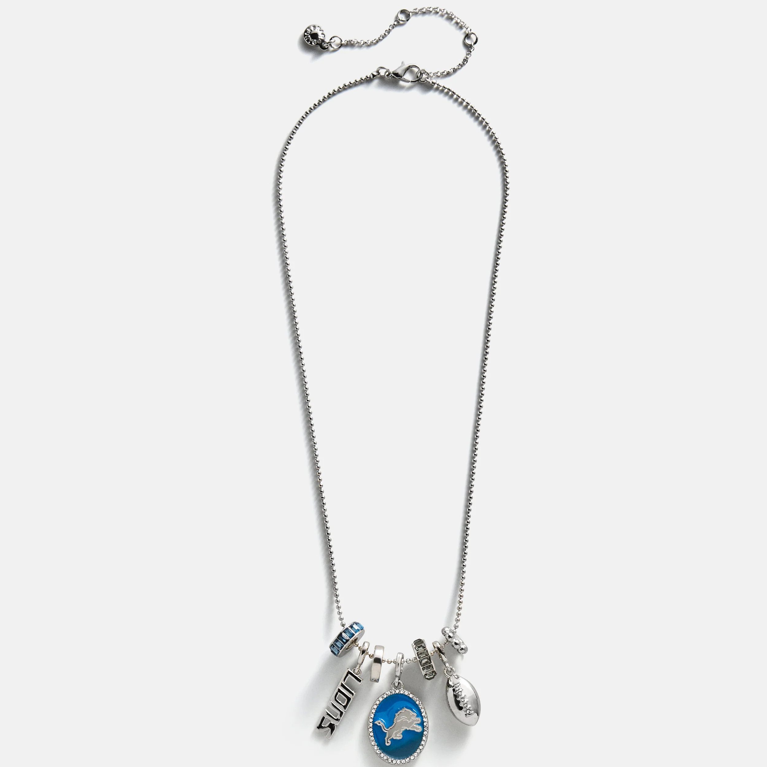 NFL Cluster Charm Necklace - Detroit Lions | BaubleBar