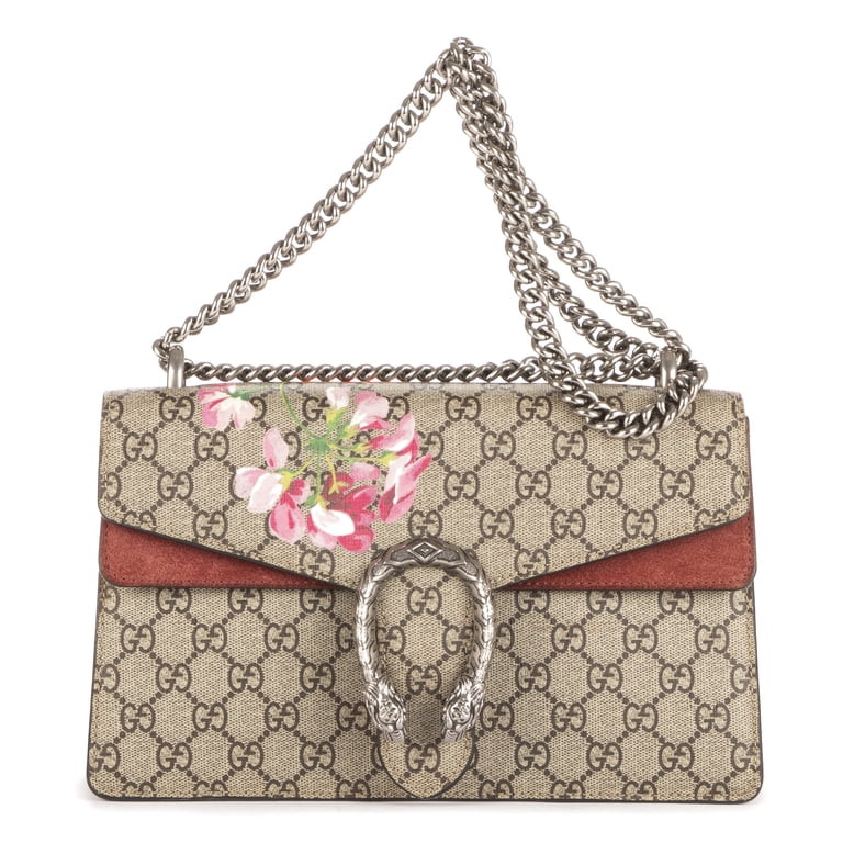 Pre-Owned Gucci Beige/Brown Small Blooms Dionysus Shoulder Bag | Walmart (US)