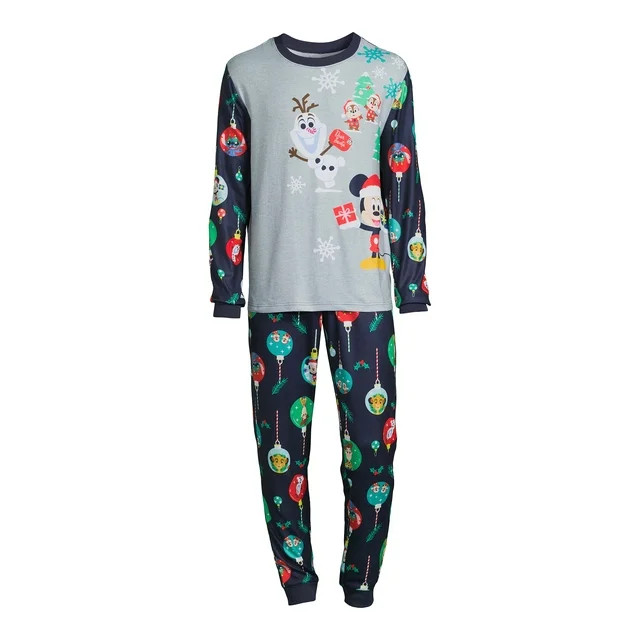 Disney's 100th Anniversary Men's Matching Family Pajamas Set, 2-Piece, Sizes S-3XL | Walmart (US)