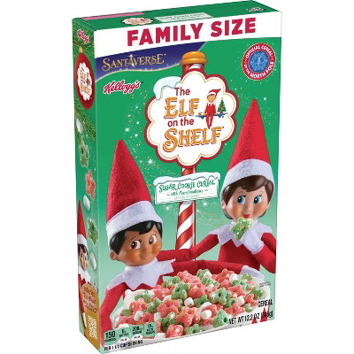 Kellogg's Elf on the Shelf Sugar Cookie Cereal - 12.2oz | Target