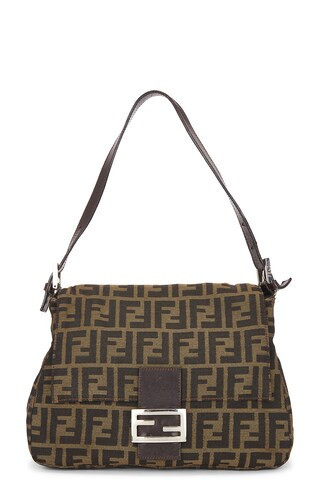 Fendi Zucca Mama Forever Baguette Shoulder Bag in Brown | FWRD 