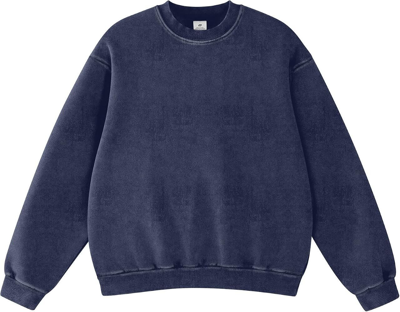 FAIABLE Womens Acid Wash Crewneck Sweatshirt Oversized Fleece Heavyweight Sweatshirts Unisex Vint... | Amazon (US)