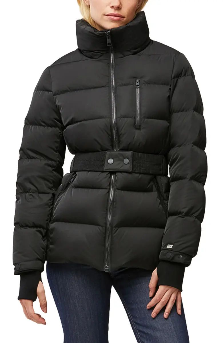 Soia & Kyo Gianna Belted Water Resistant 750 Fill Power Down Puffer Jacket | Nordstrom | Nordstrom Canada
