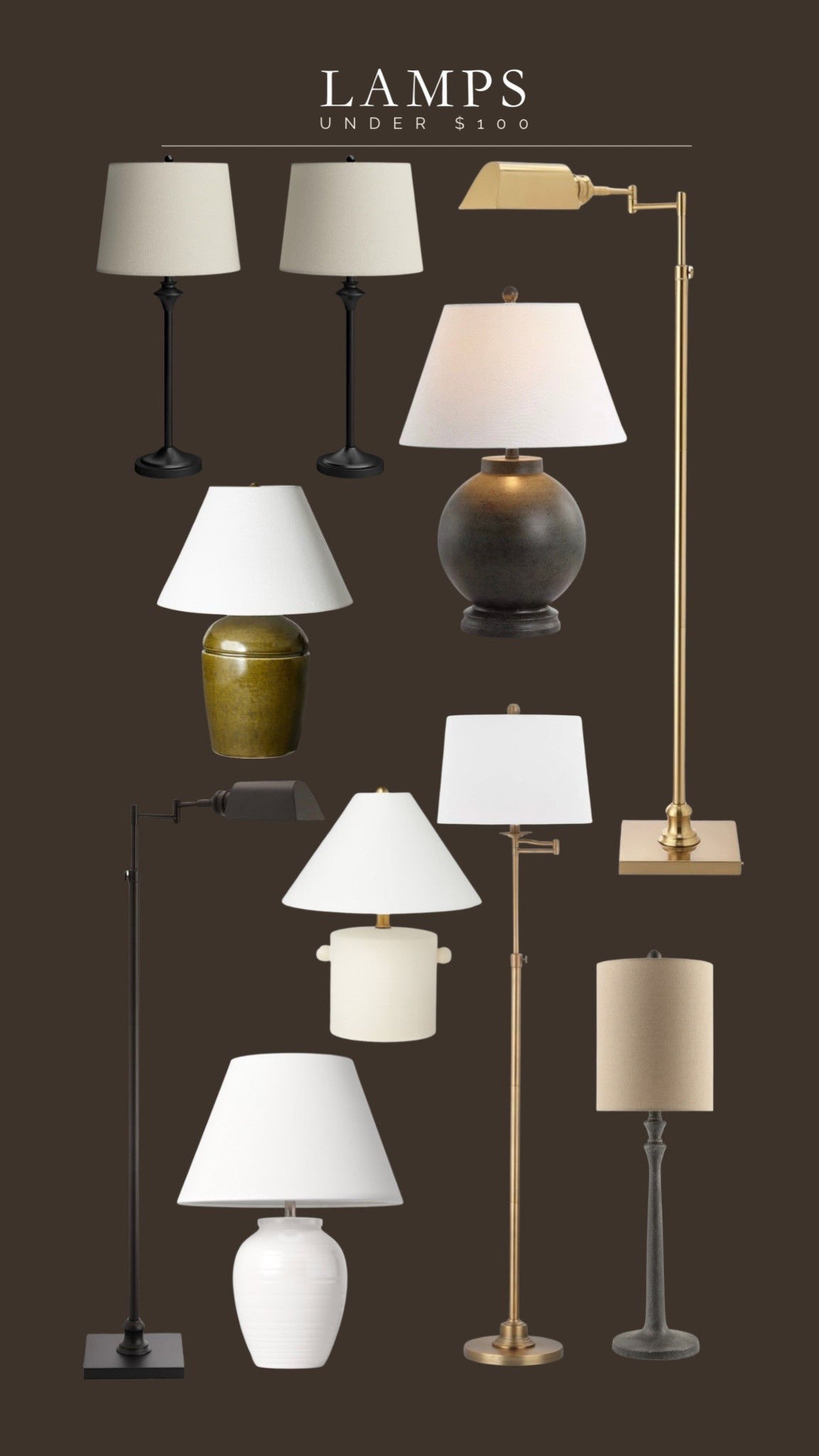 Lamps under $100. #wayfairhome #targethome #homedecor #budget 