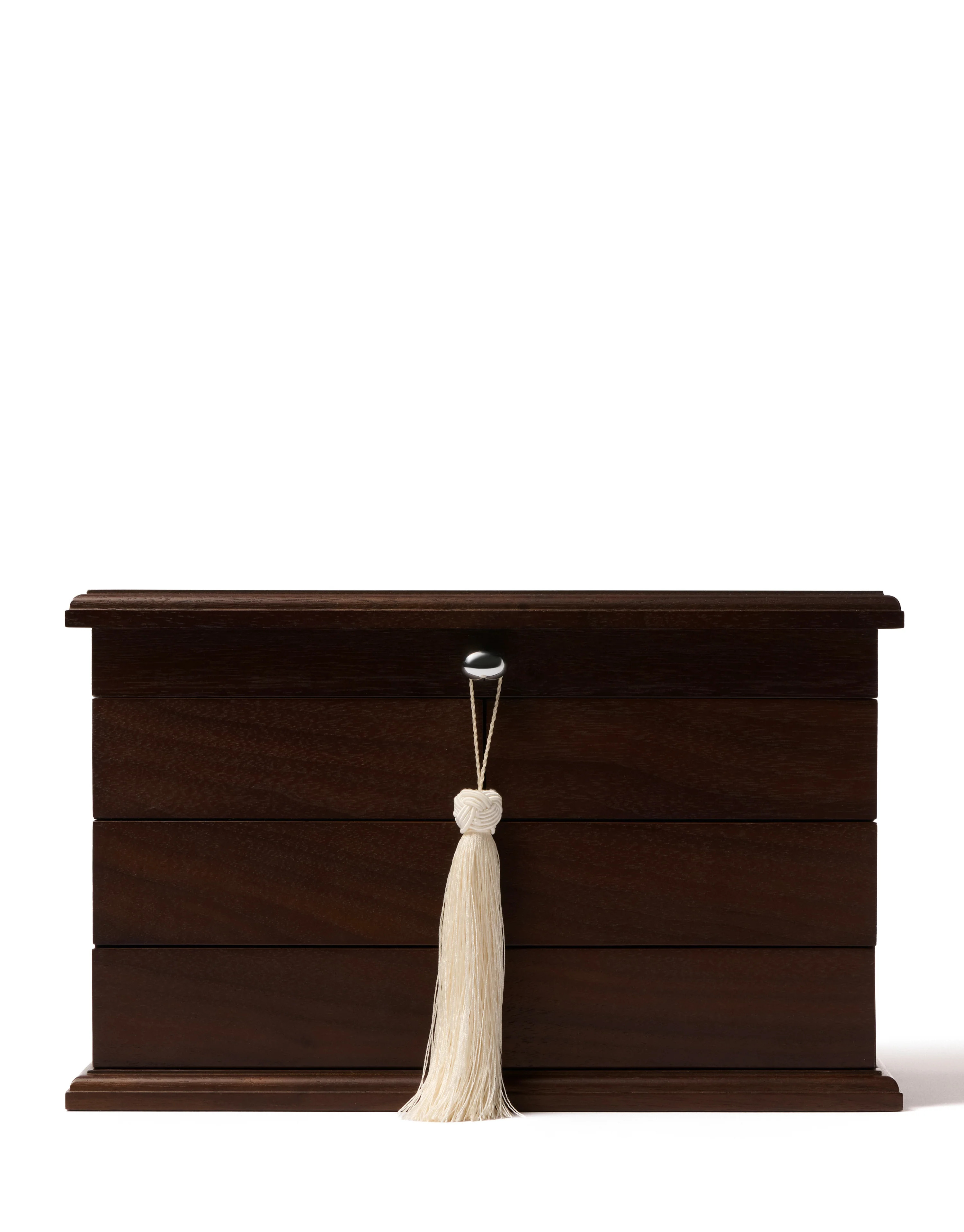 Mabel Wooden Jewellery Box | Dark Walnut | Cendre
