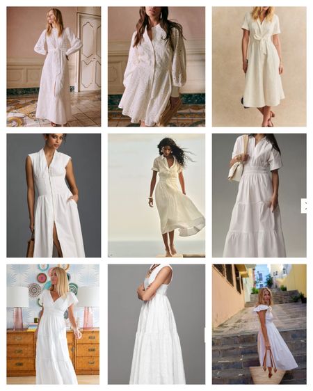 I found a ton of stunning White Dresses, one of each please. Everyone needs at least one. #dresses #dress #whitedress

#LTKstyletip #LTKover40 #LTKmidsize