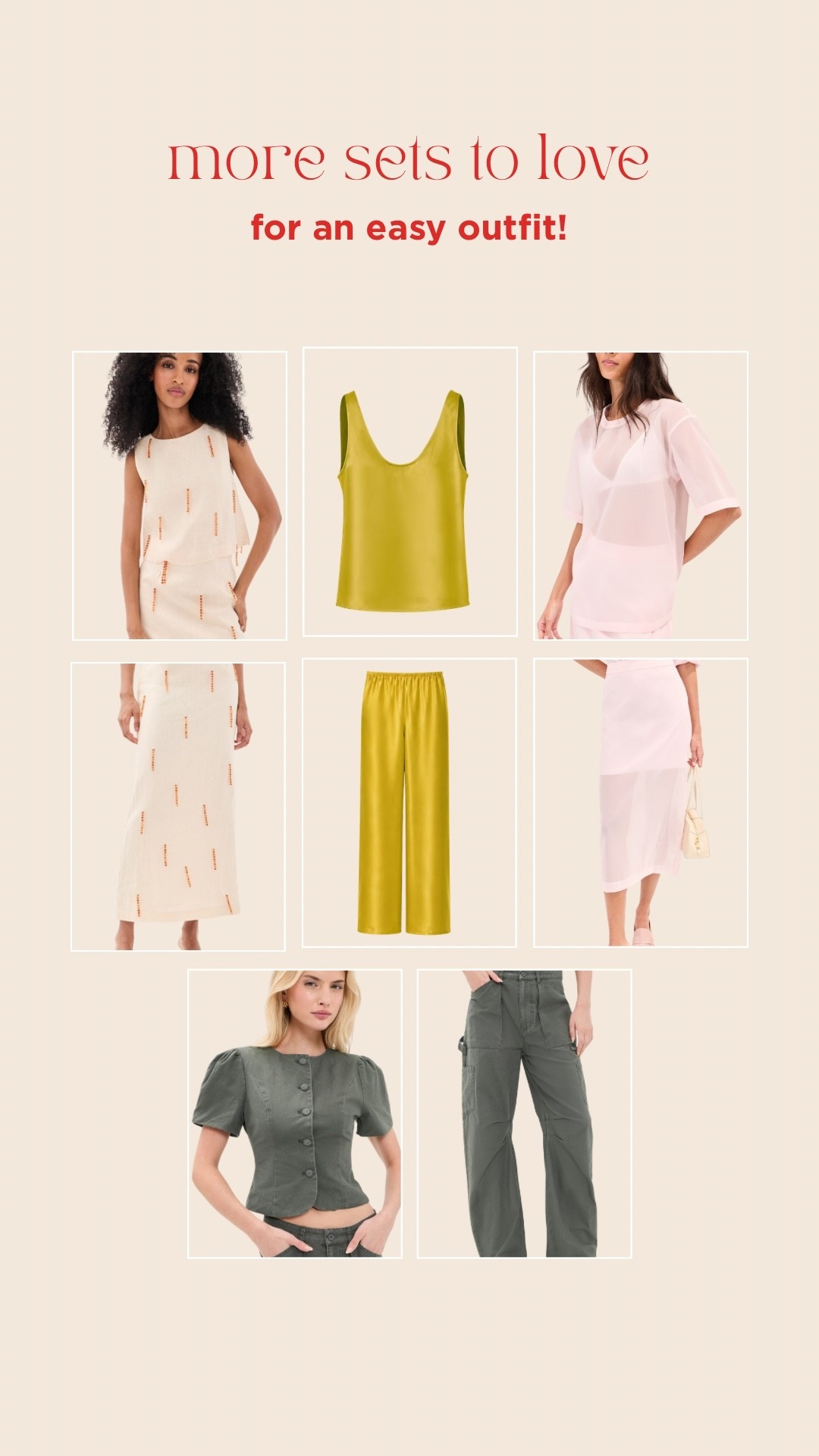Fun sets for an easy outfit 🤍

#LTKootd #LTKgrwm