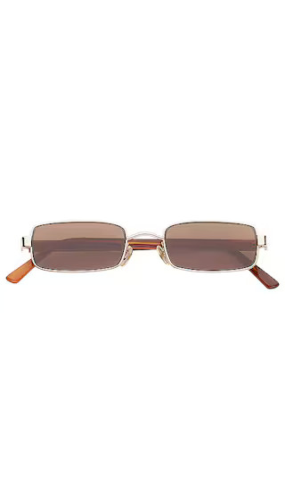 Nina Sunglasses in Chestnut | Revolve Clothing (Global)
