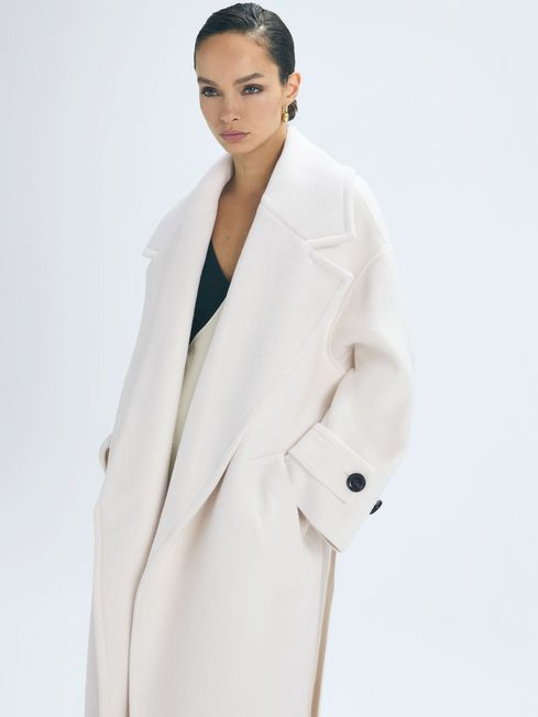 Atelier Cashmere Blindseam Coat | Reiss UK